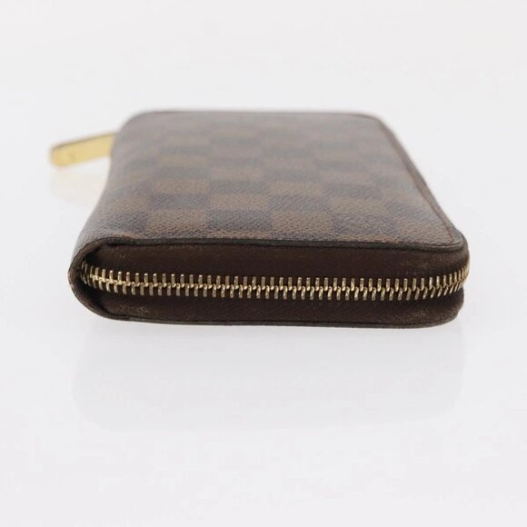 Authentic LOUIS VUITTON Damier Ebene Zippy Wallet bst336-120225 - Picture 5 of 16